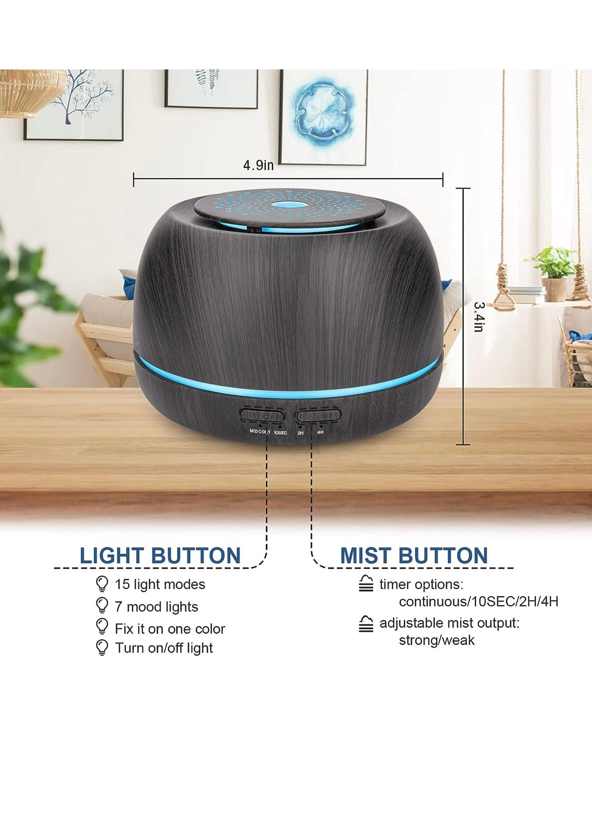 Aroma Essential Oil Diffuser