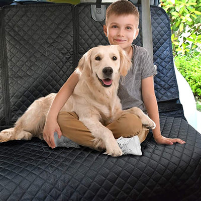 Vailge Bench Dog Seat Cover for Back Seat, 100% Waterproof Dog Car Seat Covers, Heavy-Duty & Nonslip Back Seat Cover for Dogs,Washable & Compatible Pet Car Seat Cover for Cars, Trucks & SUVs
